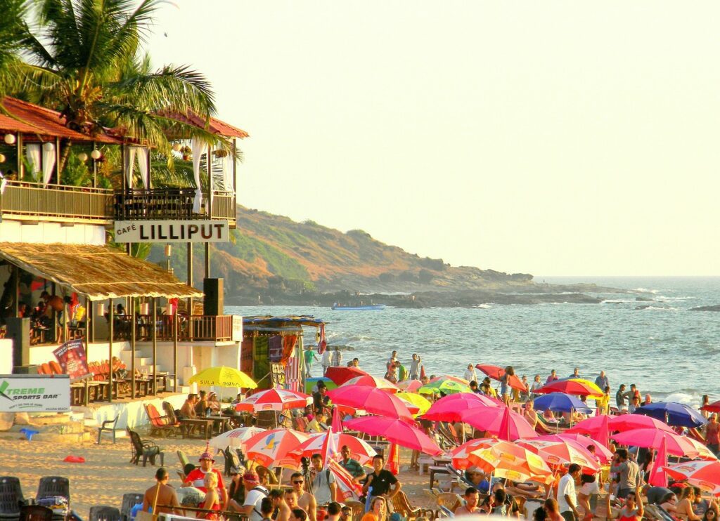 People enjoying at Goa Beach - Things to Do in Goa